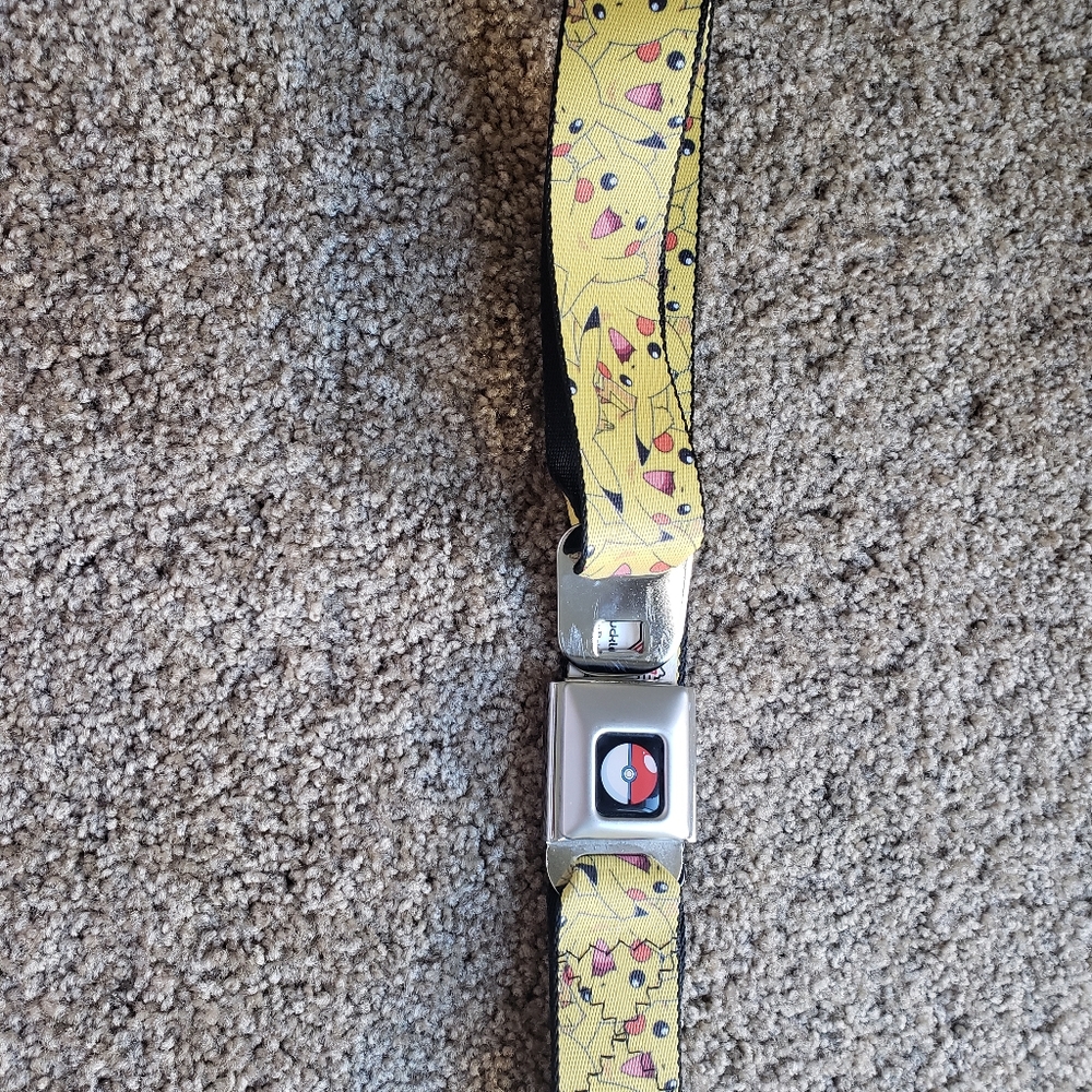 Pikachu PokeMon Seatbelt Belt